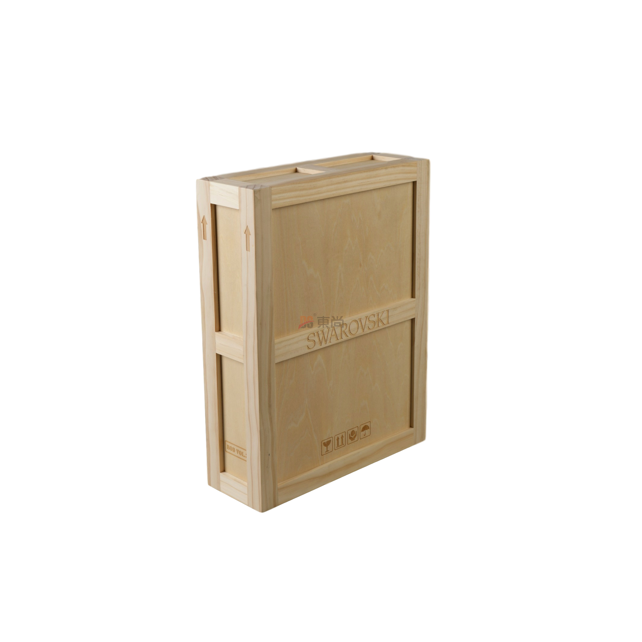 DSS-1009熱銷定制批發(fā)原木本色環保木儲物箱