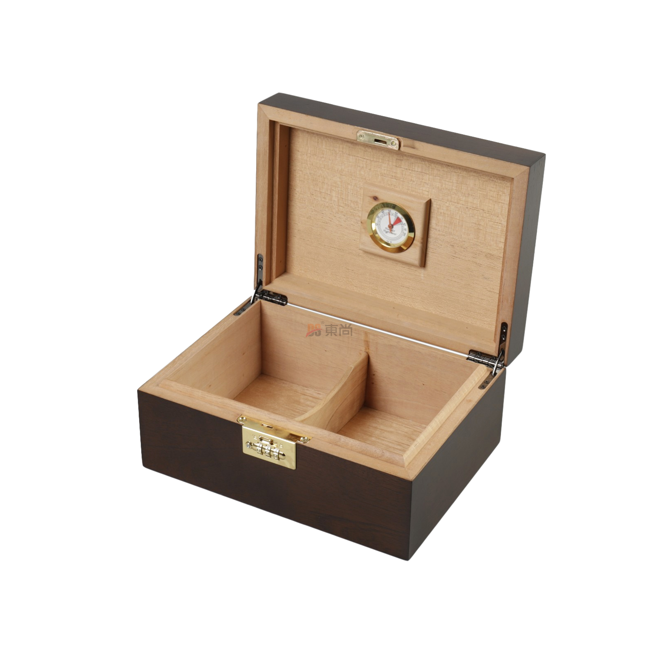 DSC-1006五金密碼鎖豪華高檔定制雕刻木制雪茄盒