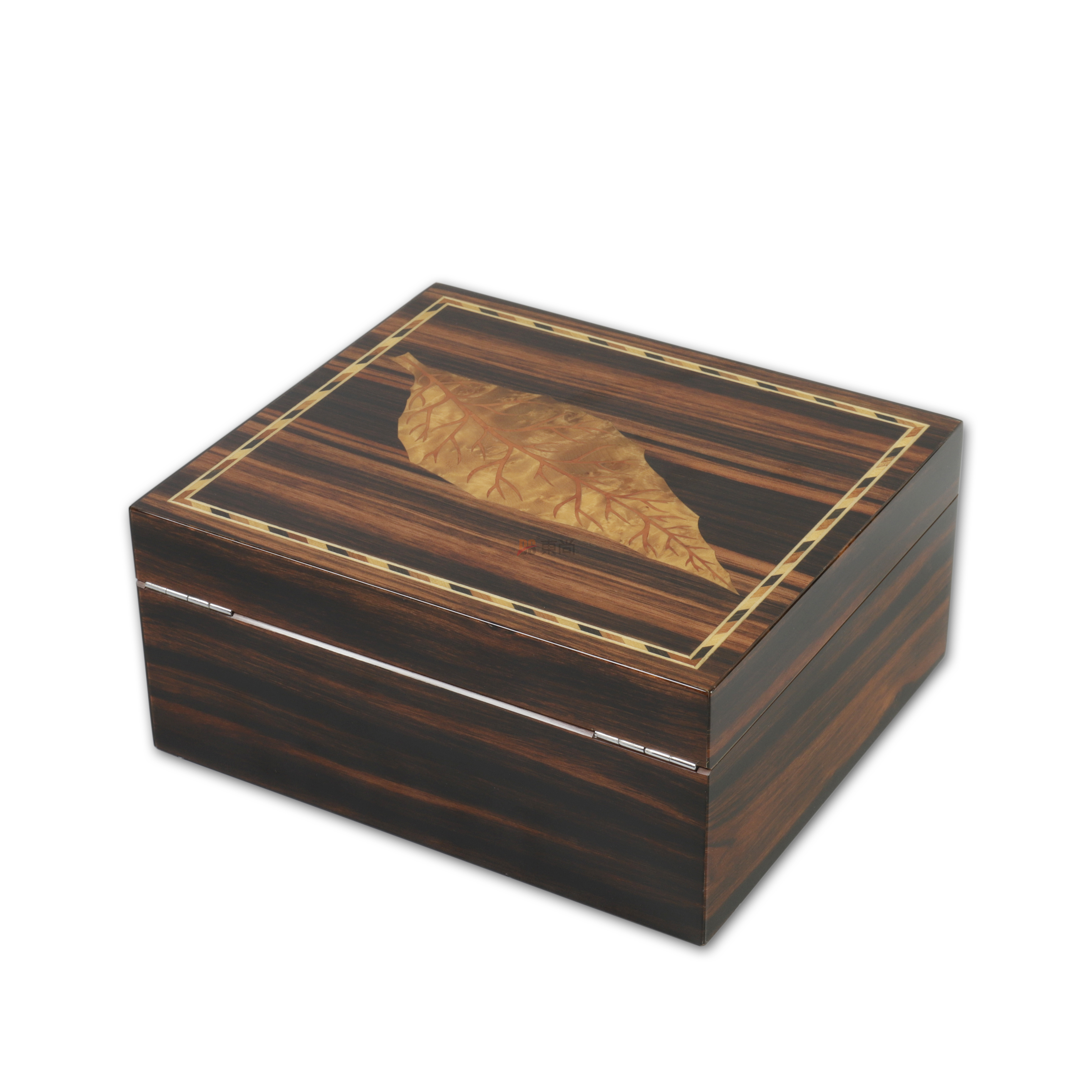 DSC-1002定制全手工制作2020新款自然拼花木制雪茄盒
